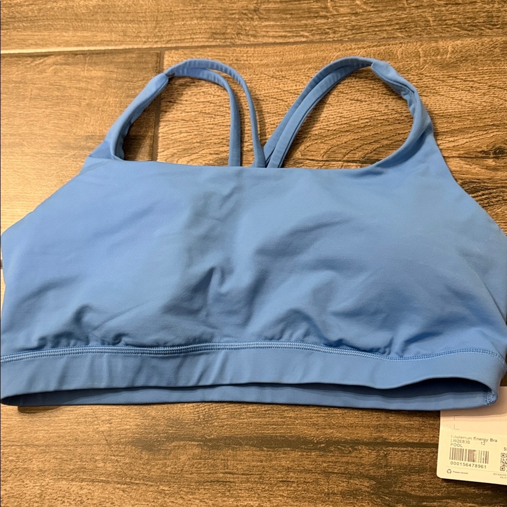 Lululemon energy bra. Size 12. NWT. Pool